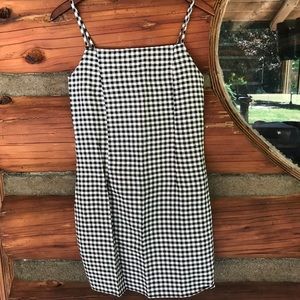 Gingham mini dress